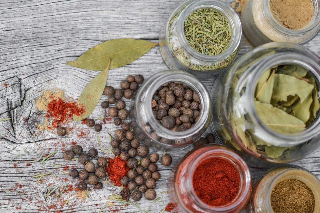 commonly used herbs and spices in Mediterranean cuisine